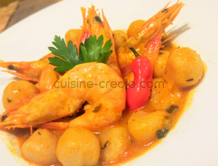 Dombrés crevettes