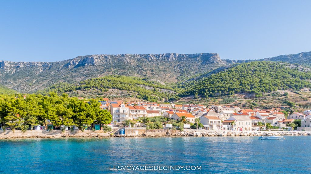Ile de Brac en Croatie : Le centre ville de Bol