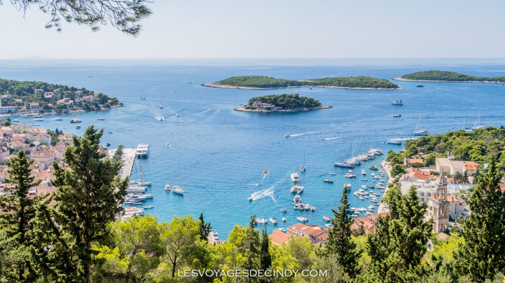 Croatie Le centre ville de Hvar