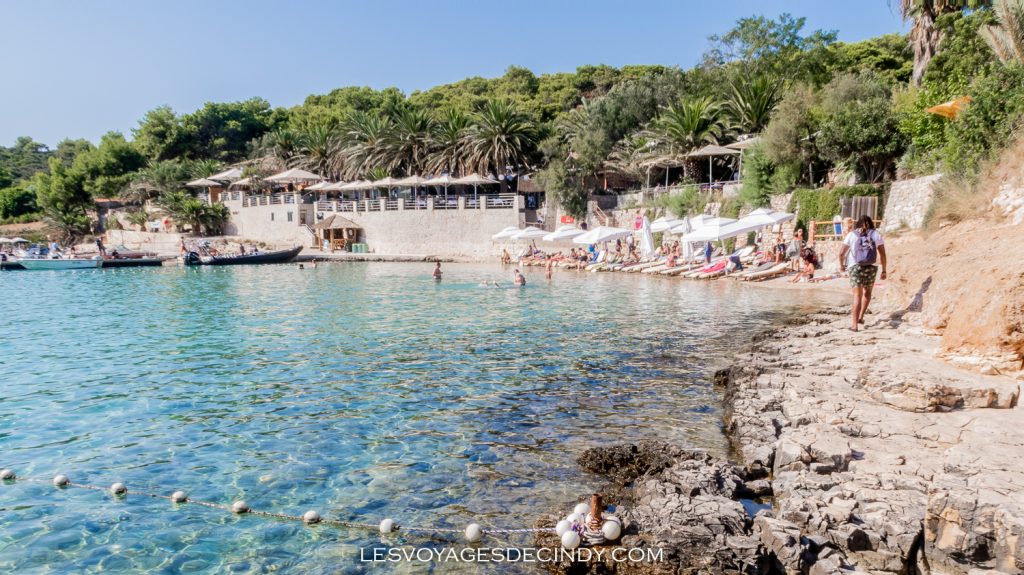 Croatie - Havar : plage de Palmizana