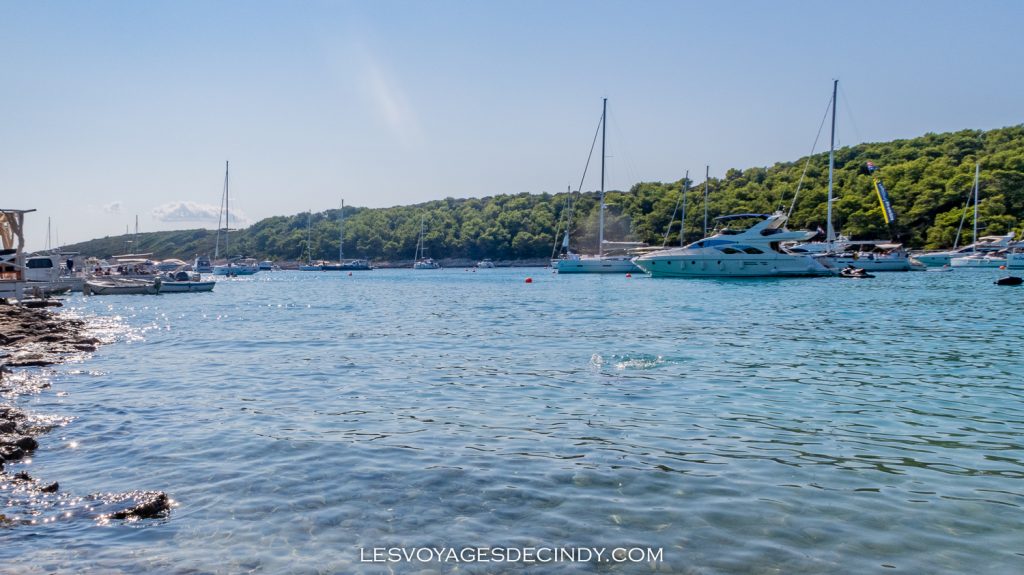 Croatie - Havar : plage de Palmizana